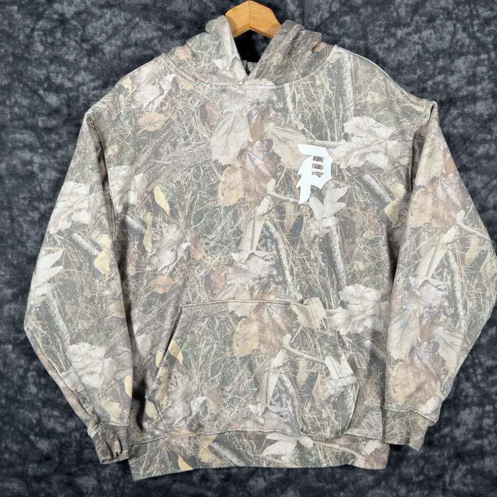 Primitive Camouflage Pullover Hoodie Mens Size L Double Sided Sweatshirt Camo